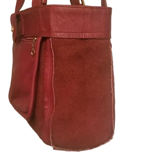 💎EUC💎 | Gorgeous 🟥🔴🟥RARE Red🟥🔴🟥 | Vintage Coach 4157 Bag | Waverly Tote - Picture 7 of 16